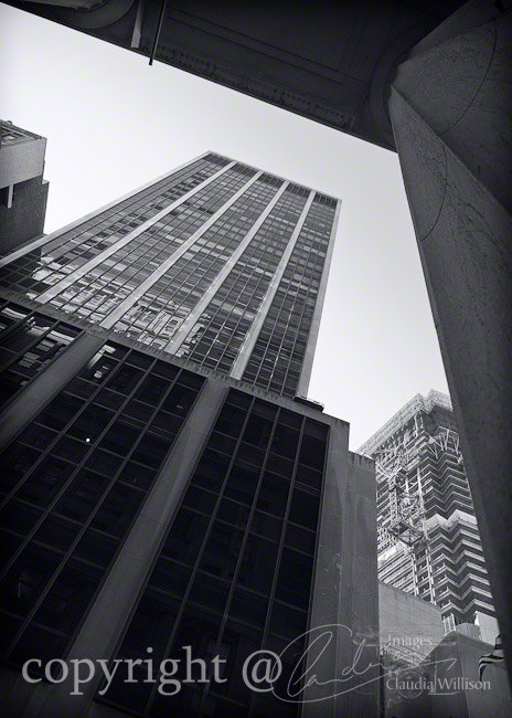 Architecture photo, NYC photos, black &white photo, 5x7"