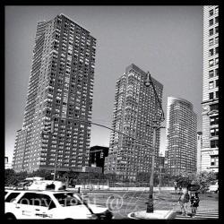 Architecture Photo, NYC photos, black &white, skyscrapers 10x10"