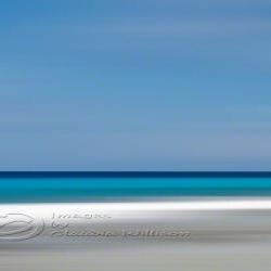 Abstract Photo ocean art Caribbean colors blue print 12x18"