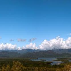 Panoramic Photo ocean panorama photo Hinchinbrook Island Australia 30x7.5 print